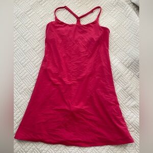 CRZ YOGA Red Sleeveless Dress
